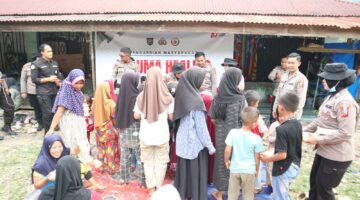 Dari Duka Menuju Ceria: Aksi Trauma Healing Polres Aceh Tenggara Bersama STIK 83/WPS di Tengah Dampak Banjir Aceh Tenggara