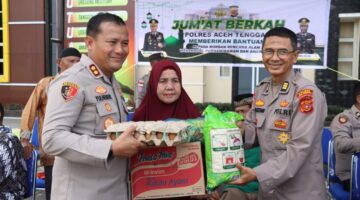 Pelukan Terakhir di Bumi Sepakat Segenep, Kapolres Aceh Tenggara Berpamitan kepada Purnawirawan