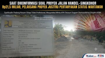 Syahbudin Padang Kecam Sikap Tidak Profesional, Masyarakat Minta APH Telusuri Dugaan Permasalahan Proyek APBN