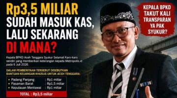 Rp3,5 Miliar Bantuan Khusus untuk Aceh Tenggara Mulai Direalisasikan, Serapan Capai 29,64 Persen